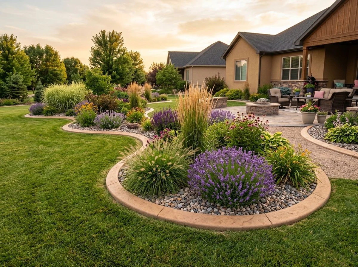 Decorative concrete curbing project 2